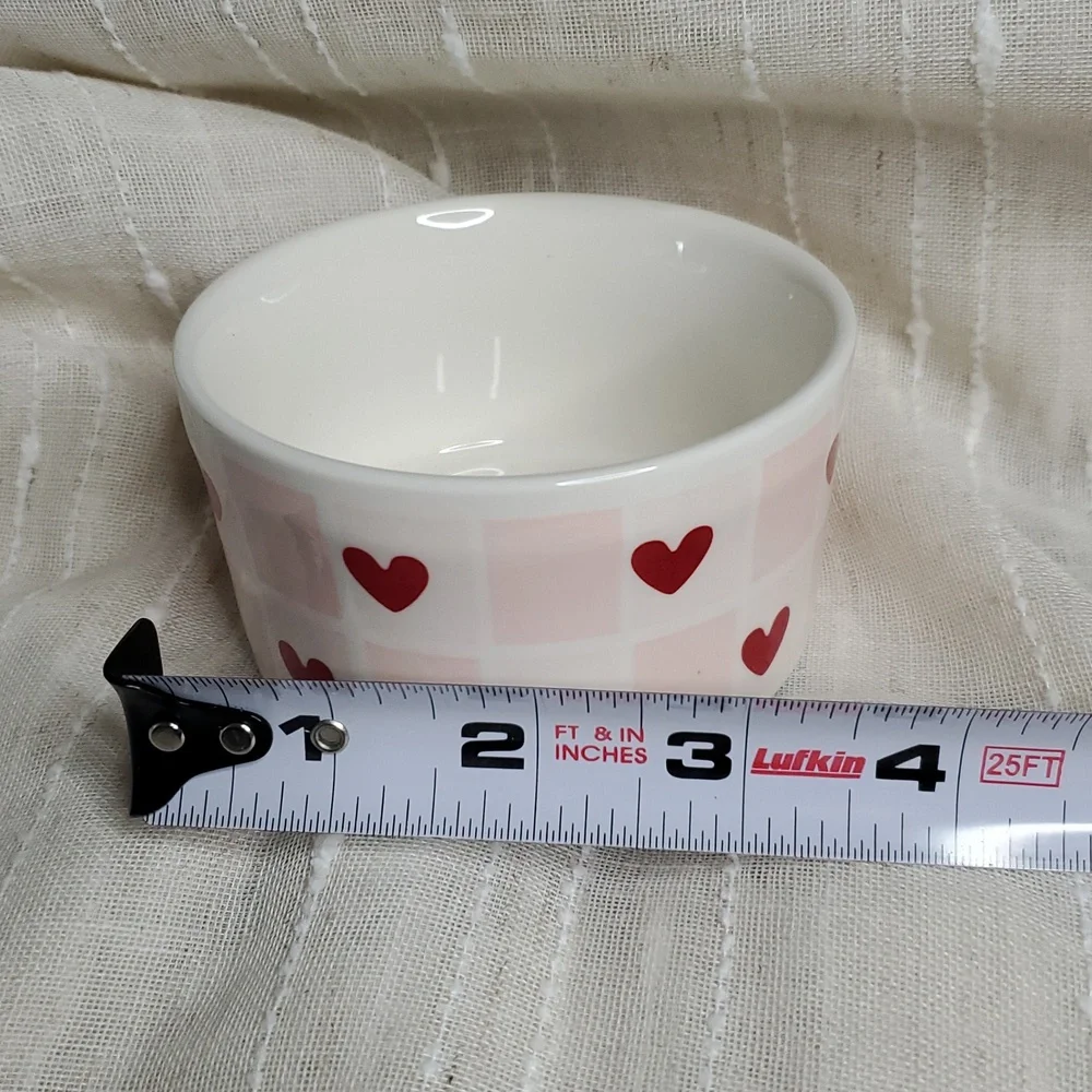Heart Pattern Ramekins Set‎ of 4